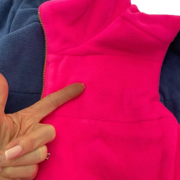 NWT Lilly Pulitzer Brooklee Reversible Vest Small Pink/Navy - Picture 16 of 16